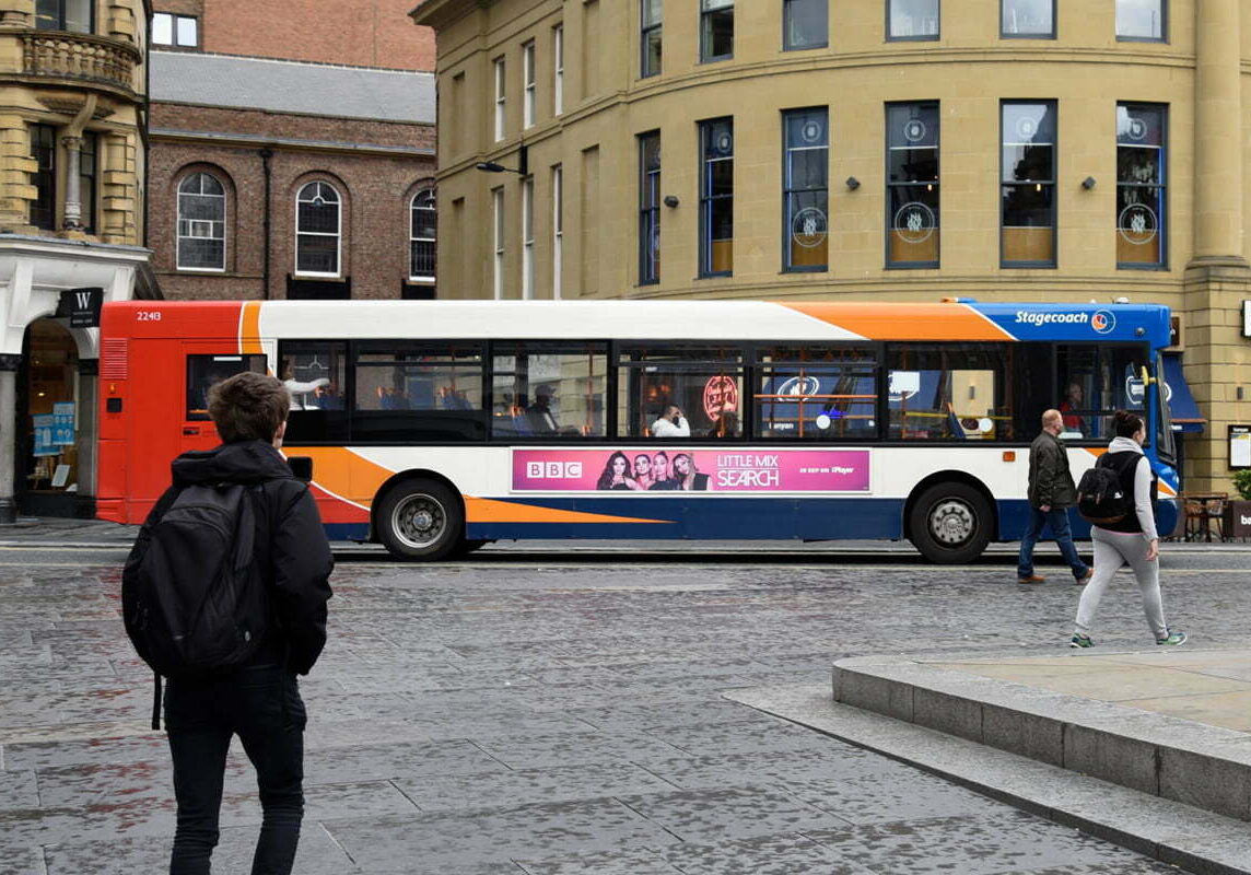 bus advertising near me