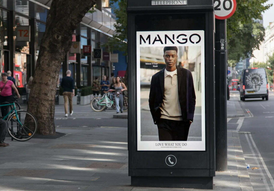 Mango Digital Bus Stop Advert