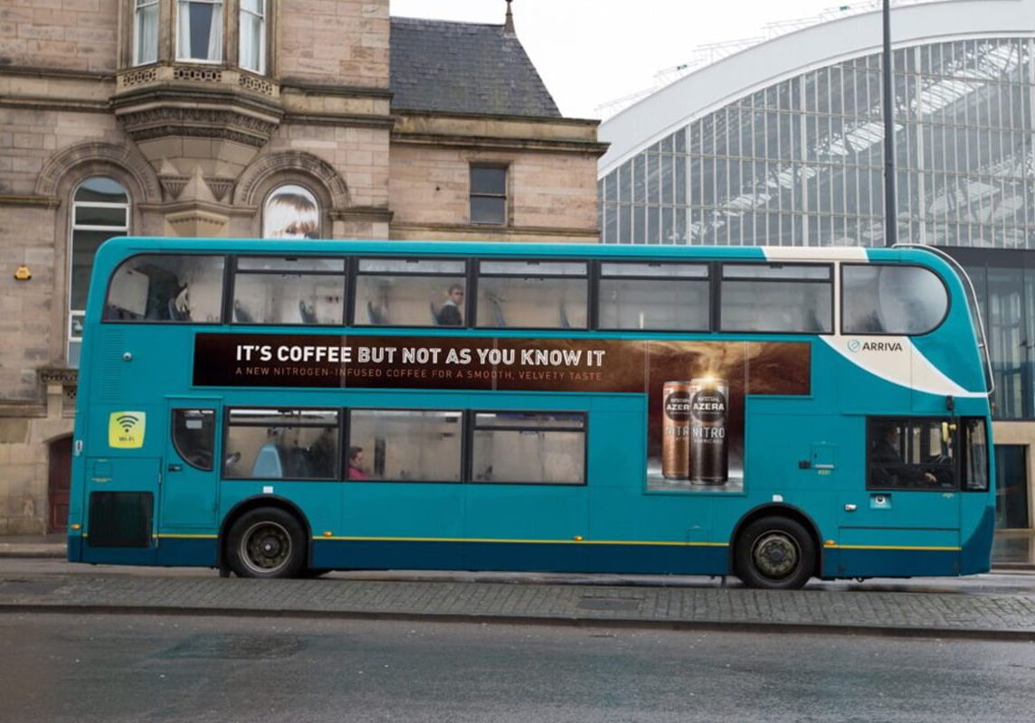 Nescafe Bus T-Side Advert