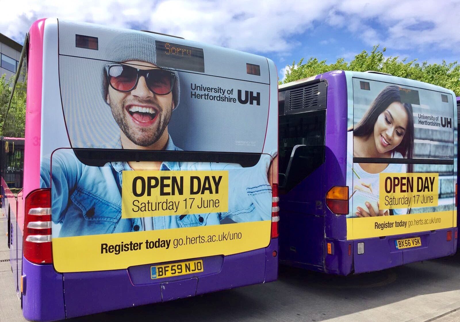 rear bus advertising