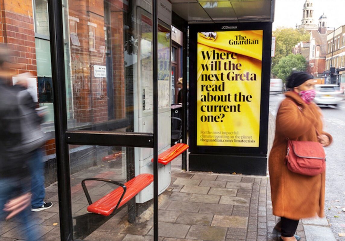 bus stop advertising